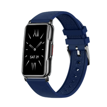 Noir/silicone bleu